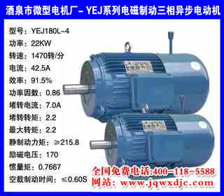 22KW �ļ� YEJϵ�е���ƶ�����綯�� YEJ180L-4